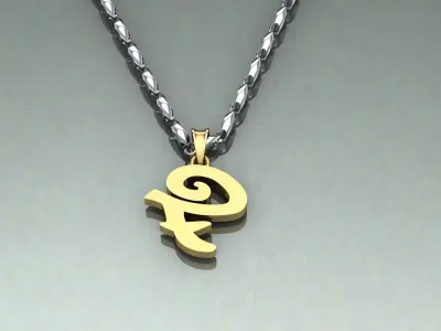 Pendant F-f1 3D print model