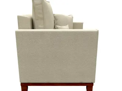Poltrona Linho Free 3D model