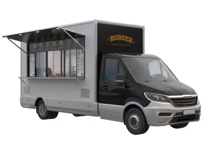 Generic Food Truck 3D model