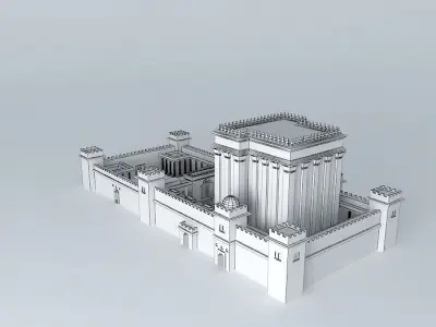 Herods Temple Free 3D model