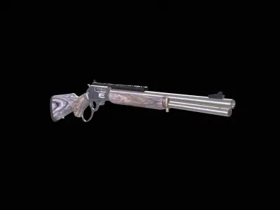 Marlin 1895 SBL Rifle  Low-poly 3D model