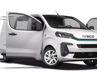 Iveco eJolly Tailgate L2 HQ Interior 2026 3D model