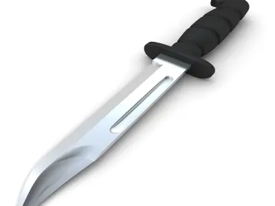 Ka-Bar Knife 3D model