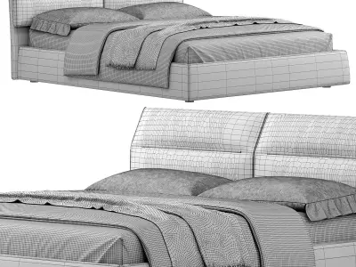Limura Bed 3D model