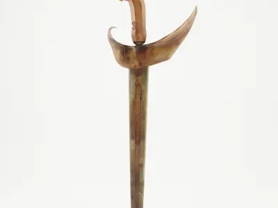 WEAPON KERIS INDONESIA - CGTRADER Low-poly 3D model