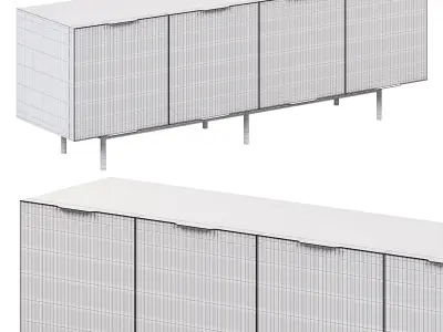 garda sideboard by meroniecolzani 3D model