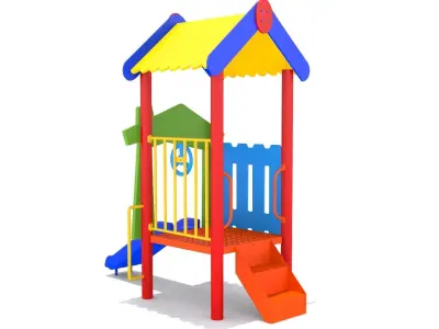 Mini Playground Free low-poly 3D model