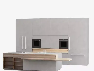 Kitchen Free 3D model shop