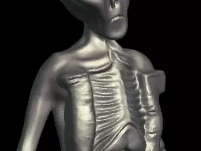 Alien autopsy version 3 3D model