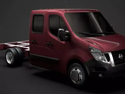 Nissan NV400 CrewCab DW E20 Chassis 2014 3D model