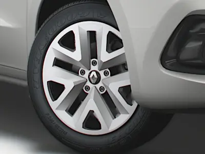 Renault Kangoo EV Van 2022 wheel 3D model