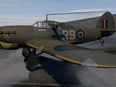 Hawker Henley Mk-1 3D model