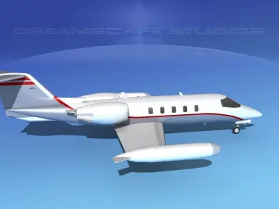 Gates Learjet 35 V05 3D model