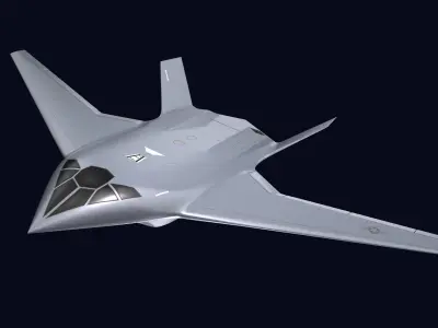 Blended Wing Body Concept 3D model
