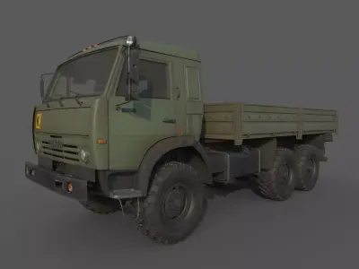 Kamaz 5350 Cargo 3D model