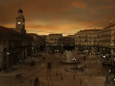 Plaza Puerta del Sol de Madrid 3D model