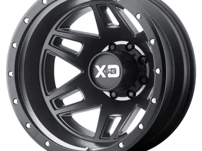 KMC XD130R Realstic Rim 3D model