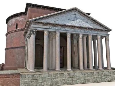 The Pantheon 3D model