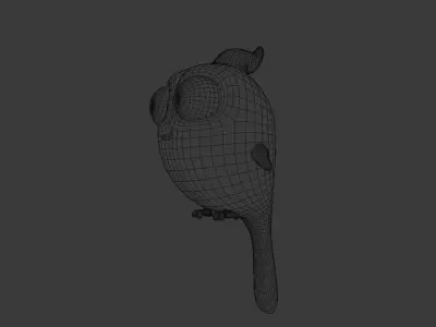 Cartoon Bird Not Rigged 3D model