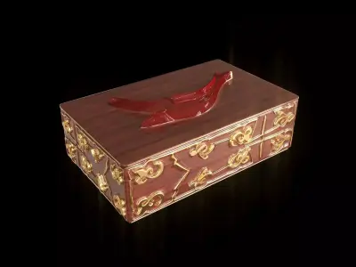 -Swan- jewelry box 3D model