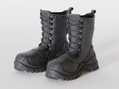 Military boots - LowPoly 3D model purchase