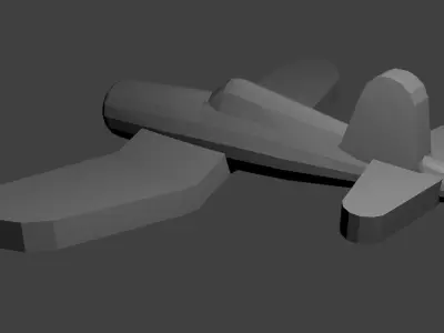 US F4U Corsair Fighter Aircraft Free 3D print model