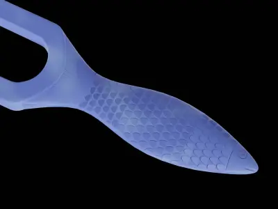 Pencil Sharpener Fish 3D model