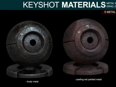 Metal Materials for Keyshot - Part 3 Texture