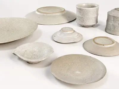 Japanese Tableware Bundle 3D Model Collection