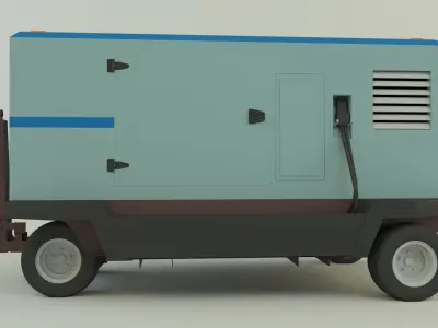 generator trailer 3D model