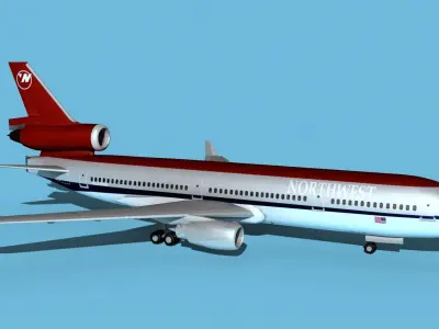 McDonnell Douglas MD-11 Northwest 3D model