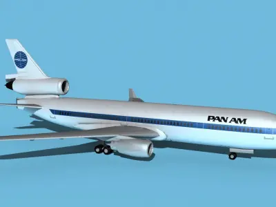McDonnell Douglas MD-11 Pan Am 3D model