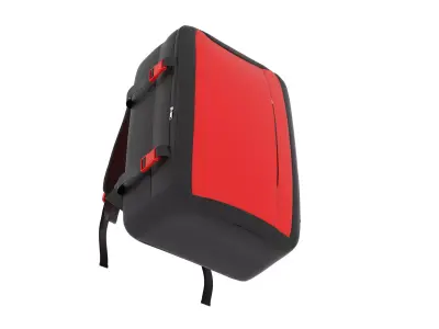 Backpack bag baggage Low-poly 3D model