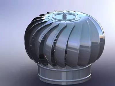 Turbo deflector 3D model