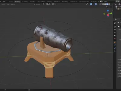 Clash of clans cannon Free 3D model
