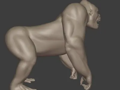 Angry Gorilla  3D model