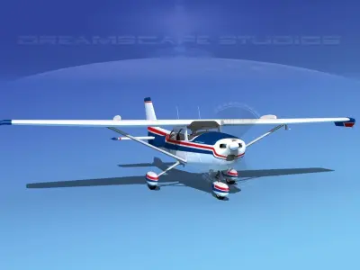 Cessna 172 Skyhawk STOL V01 3D model