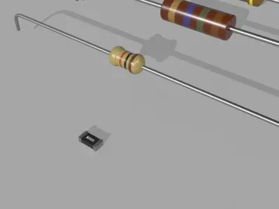 Resistor 3D model