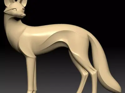 The Fox 3D model