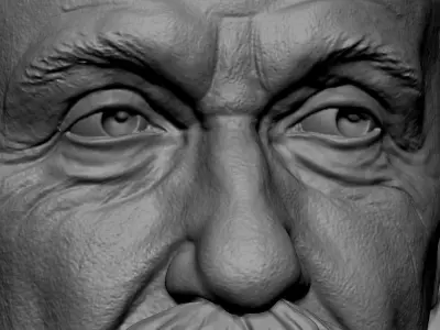 Albert Einstein 3D print model