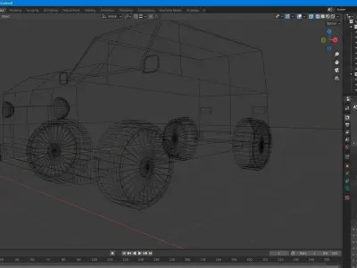 Low polly Asset pack cars Free low-poly 3D model