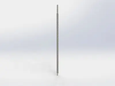 Fuso de Esfera OBR RSFD 4010 4 Ball Screw 3D model