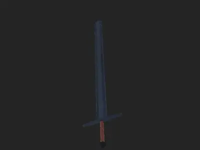 Low-Poly Sword 2 Free low-poly 3D model