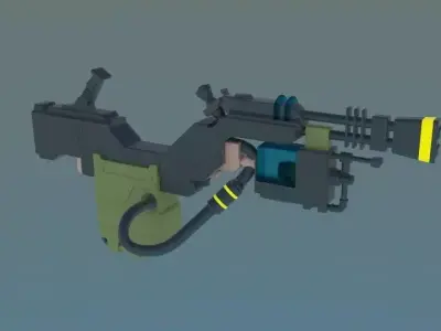 K9000 Cyber Dog Gun 3D model