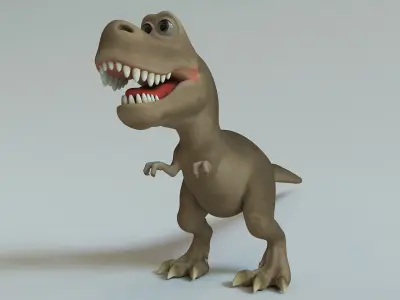 T-Rex animated t - rex dinosaur 3D model