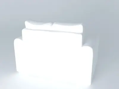 Sofa for two people Free 3D model