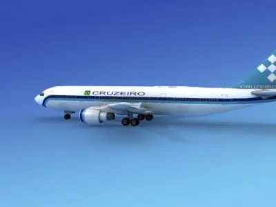 Airbus A300 Cruzeiro 3D model