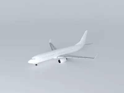Boeing 737800 Template Free 3D model