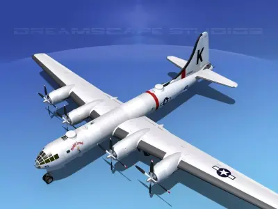 Boeing B-29 Superfortress Moonlight Serenade 3D model