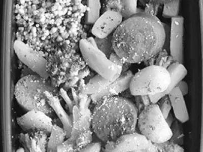 3D Model Food Healthy Meal Prep Boxes Low-poly 3D model